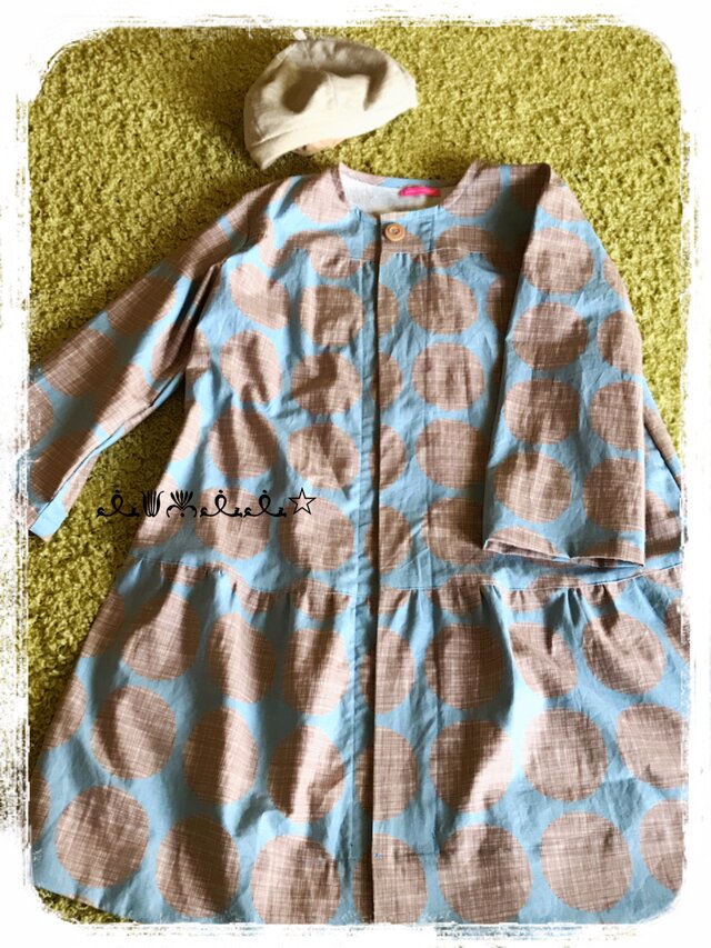 まんまるコート(ブルー)の画像1枚目