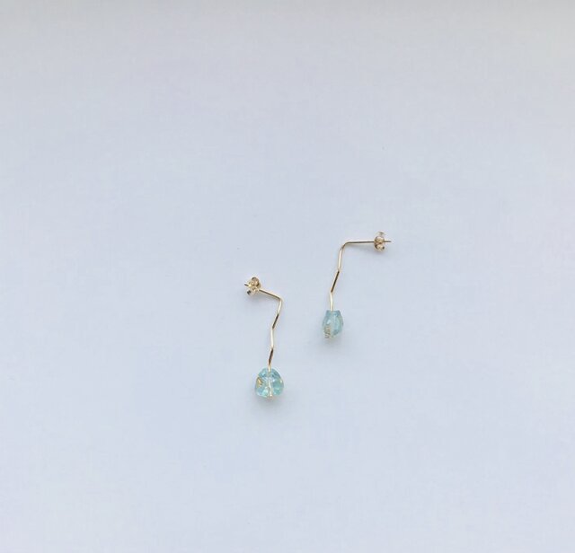 14kgf YURAGI Apatite 純金箔の画像1枚目