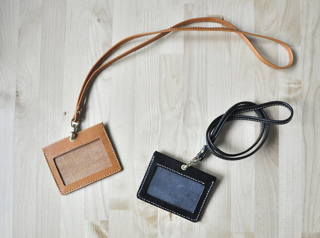 IDカードホルダー ストラップ付き【受注生産】の画像1枚目
