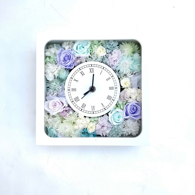 【受注製作】花時計 アイスカラーの画像1枚目