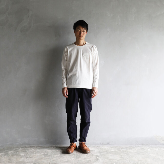 HUIS×yohakuプレーンコットンカットソー(白)size2【ユニセックス】の画像1枚目