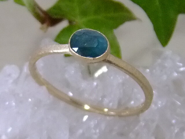 グランディディエライト*K14lunapinkgold ringの画像1枚目