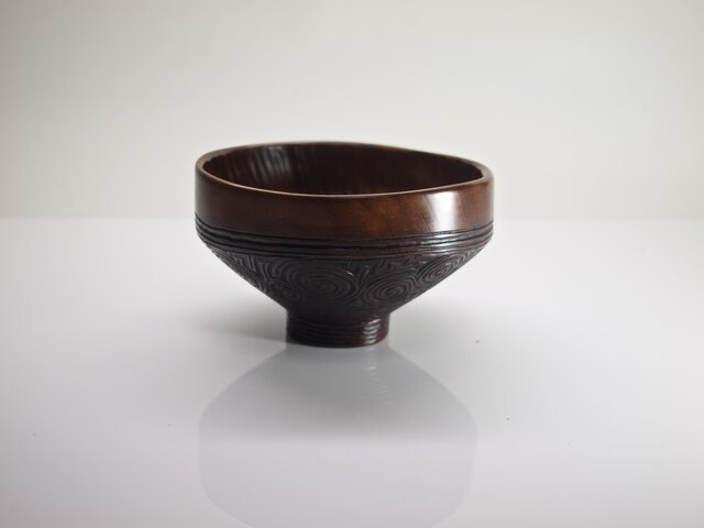 馬盥形茶椀「縄文」の画像1枚目