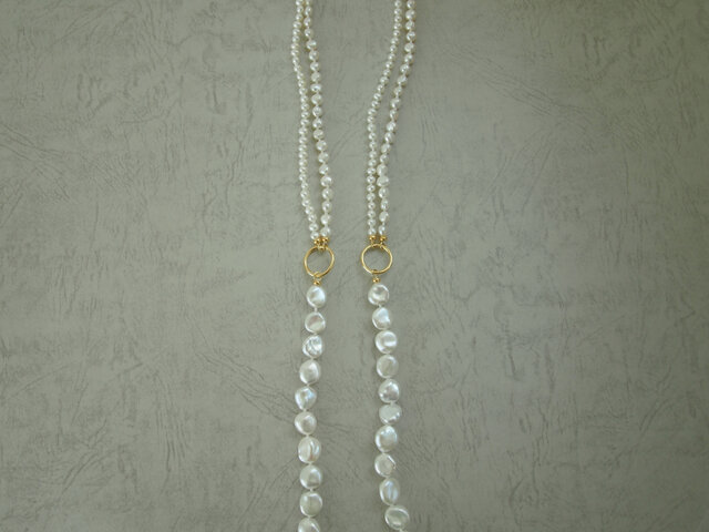 Freshwater Pearl Necklace Ⅰの画像1枚目