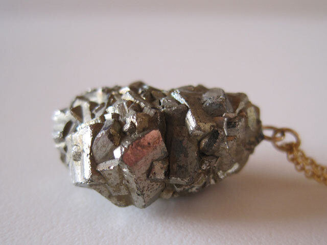 パイライトの原石ネックレス/黄鉄鉱 14kgf | iichi 日々の暮らしを