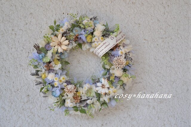 【母の日2019】小花のボタニカルwreathの画像1枚目