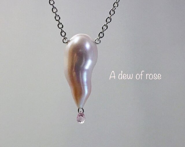 A dew of rose(バラのしずく)の画像1枚目
