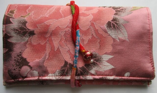 送料無料 蒲団側で作った和風財布・ポーチ 4216の画像1枚目