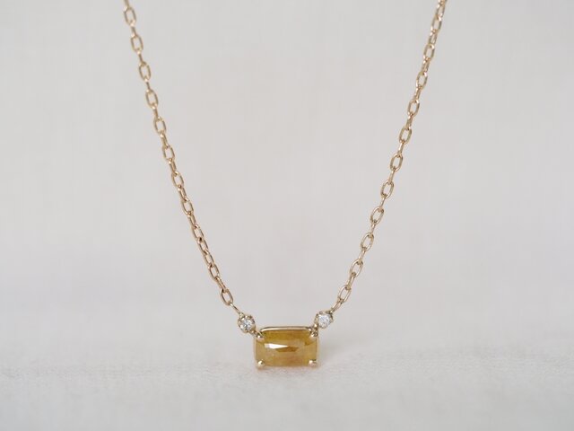 littlest bouquet necklace/ poppyの画像1枚目
