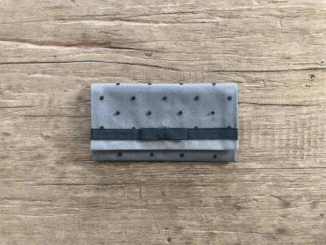 ドット数珠ケース アスファルトの画像1枚目