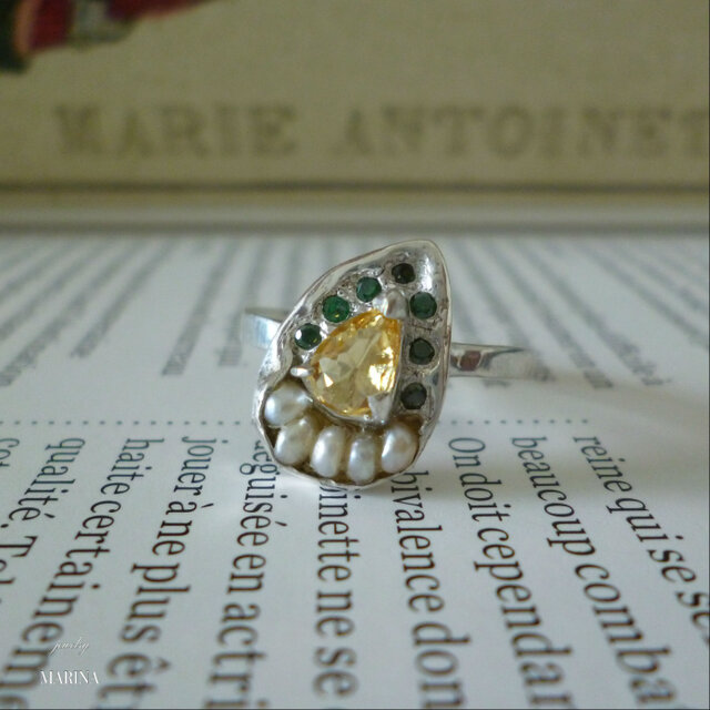 Antique silver Ring - #001の画像1枚目