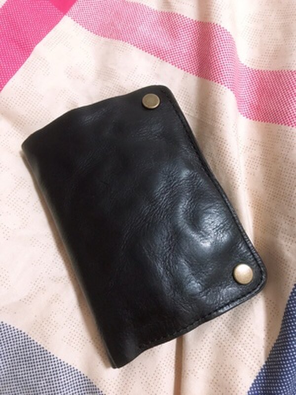 二つ折り財布 復古 小銭入れあり 本牛革 レディース メンズの画像1枚目