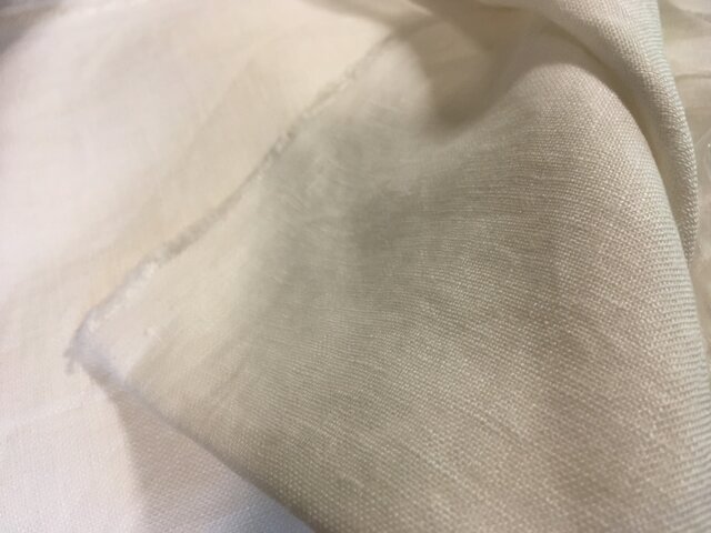 【Mさまオーダー品】ツイストブラウス&シンプルフレンチ★オフホワイトの画像1枚目