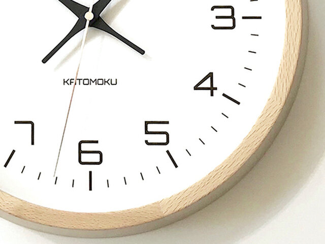 人気no 1 本体 Katomoku Muku Round Wall Clock 11 ナチュラル Km 94nrc 電波時計 連続秒針 名入れ対応品 海外最新 Inalta Com Pe