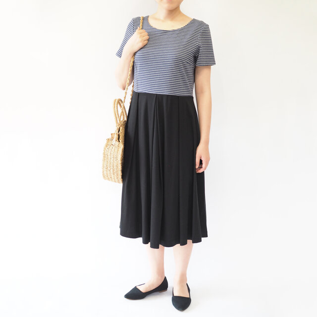 【バイカラー】アーミッシュ風シンプルワンピース◇オプション