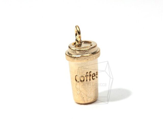 PDT-053-MG【4個入り】コーヒーカップペンダント,Coffee Cup Pendantの画像1枚目