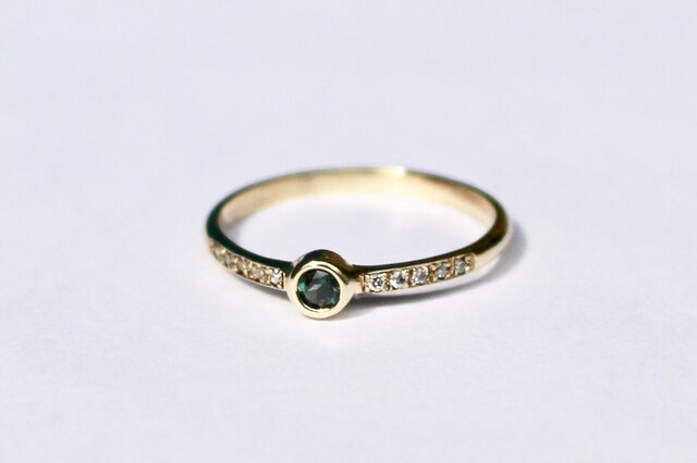 Color Change Garnet 2.5mm Ringの画像1枚目