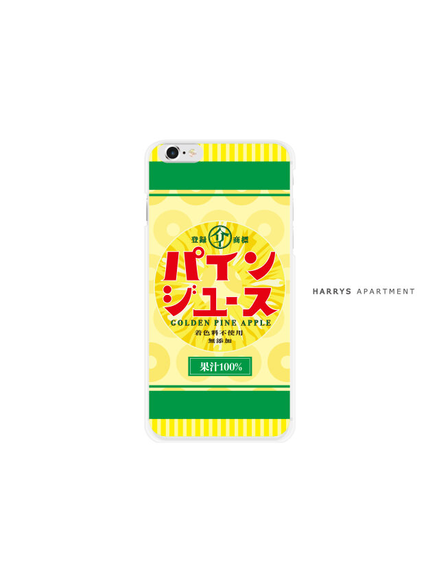iphoneXR ケース パイナップル ジュース スマホケースの画像1枚目