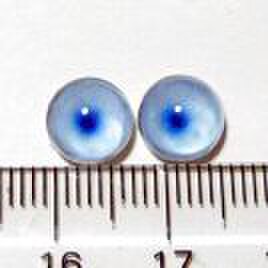にゃんこのおめめ○半球グラスアイ○猫目○8mm○08037