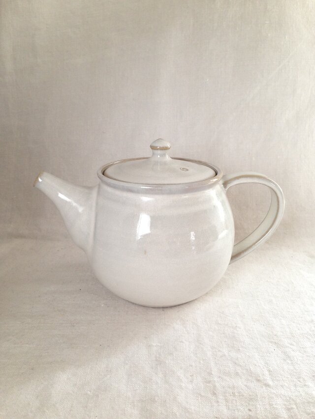 ティーポット(アンティークホワイト)