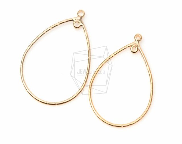 PDT-436-MG【4個入り】ワイヤーティアドロップペンダント,Wire Teardrop Pendantの画像1枚目