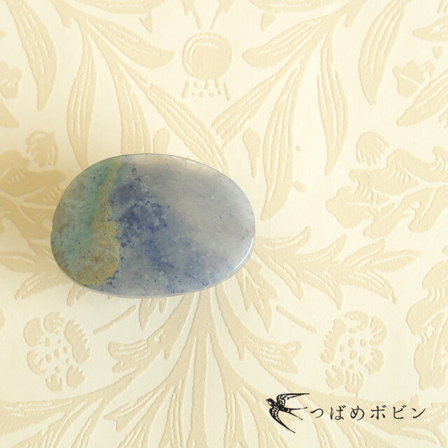 天然石の帯留 ◎ トリオライト/A【送料無料】の画像1枚目