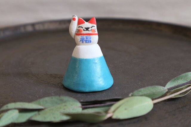 縁起もの on 富士山 〈 だるま・招き猫・鯛・とり 〉 | iichi 日々の