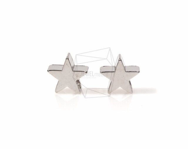 PDT-568-R【4個入り】スターチャーム,Tiny Star Charm/6mm x 6mmの画像1枚目