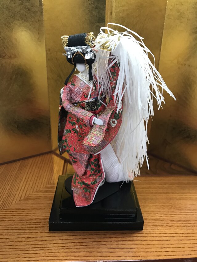 本格派友禅和紙人形(#006八重垣姫)の画像1枚目