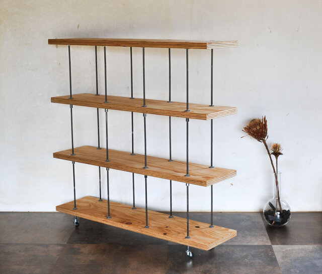 ミルフィーユシェルフ ナチュラル865*900*225 | iichi 日々の暮らしを