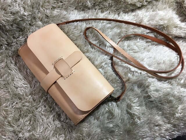 ショルダーバッグ mini ナチュラルの画像1枚目