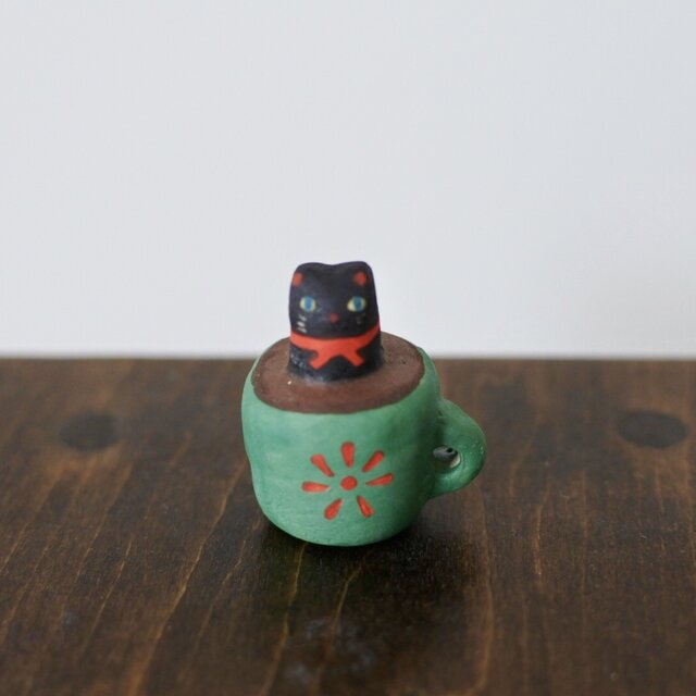 BLACK CAT【tea cup】の画像1枚目