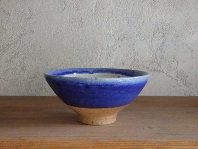 4寸碗・blueの画像1枚目