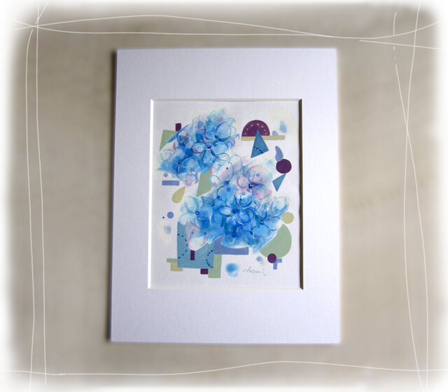 『雨の紫陽花』の画像1枚目