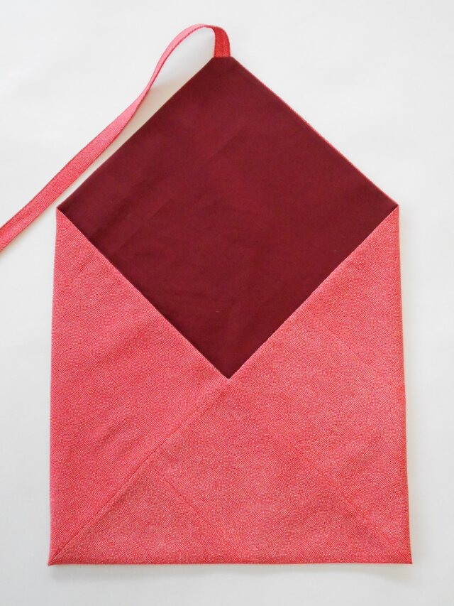 弽入れ 江戸小紋鮫 濃いピンク 正絹 | iichi ハンドメイド・クラフト作品・手仕事品の通販