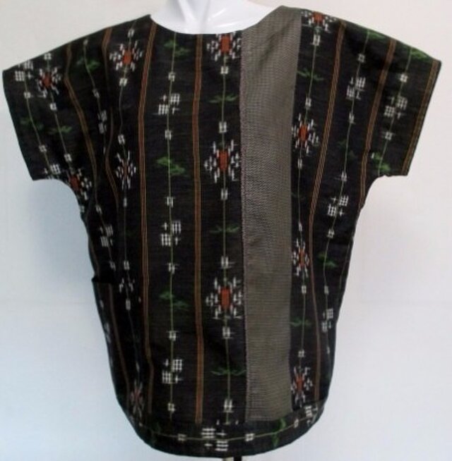 4302 #送料無料 紬で作ったTシャツ の画像1枚目