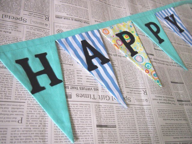 フラッグガーランド Happy Birthday | iichi 日々の暮らしを