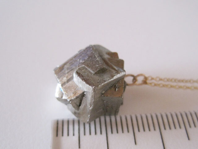 パイライトの原石ネックレス/黄鉄鉱 14kgf | iichi 日々の暮らし