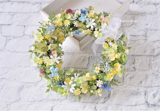 Wreath &Swag Yellow リース・スワッグ黄色系 - アトリエノリーズ