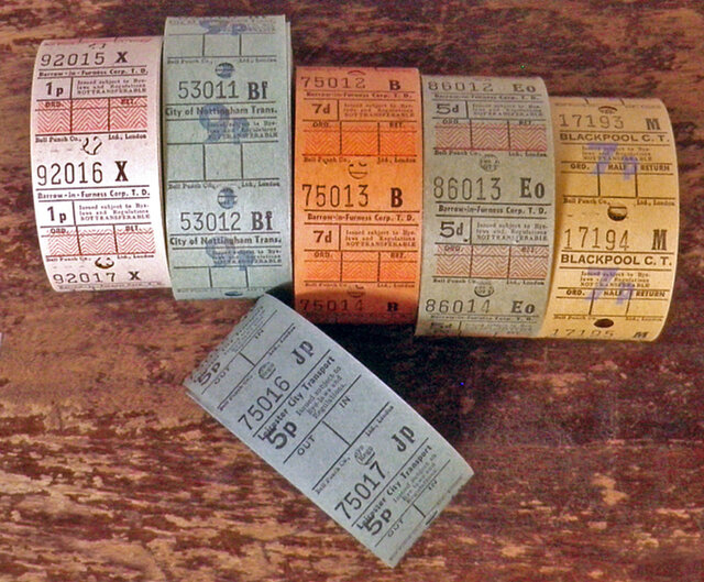 英国Vintageバスチケット24枚セット【England】DA-CO085 | iichi 日々