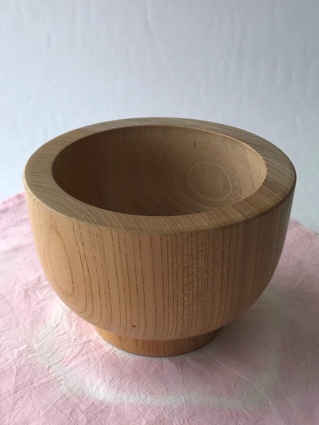 卓上お餅つき用ミニ臼 おいしい気餠(きもち)〈杵代用丸棒・返し用しゃもじ付き〉の画像1枚目