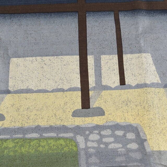 風呂敷 桂離宮 井堂雅夫 現代木版画 ふろしき 京都風景 綿100％ 105cm