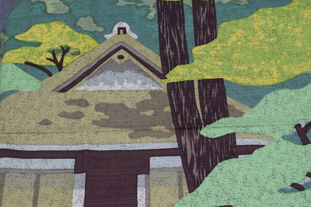 井堂雅夫　「三千院」日本庭園 版画 木製フレーム it-603d9bc54e4ac-1200.jpg