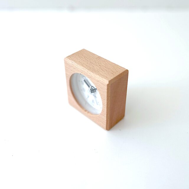 KATOMOKU alarm clock 7 ナチュラル km-99NA 目覚まし時計 木製 小さい