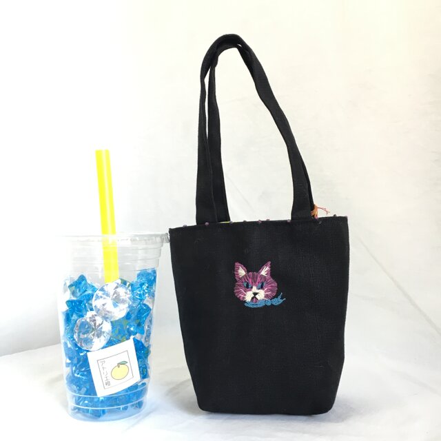 カフェバッグ 猫(マフラー)の画像1枚目