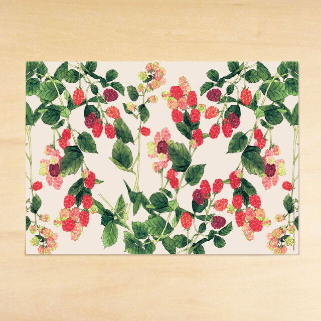 桑の実のデザインペーパー