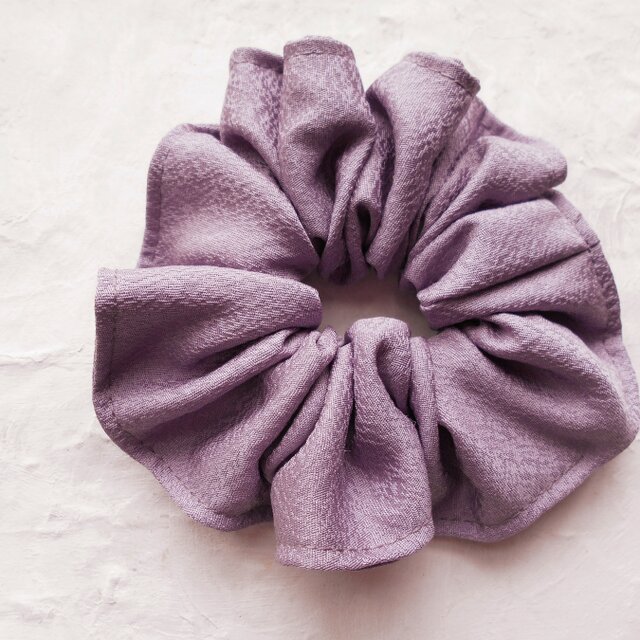 藤の花のシュシュ(小)の画像1枚目