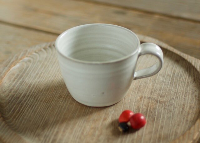 白釉 コーヒーカップの画像1枚目