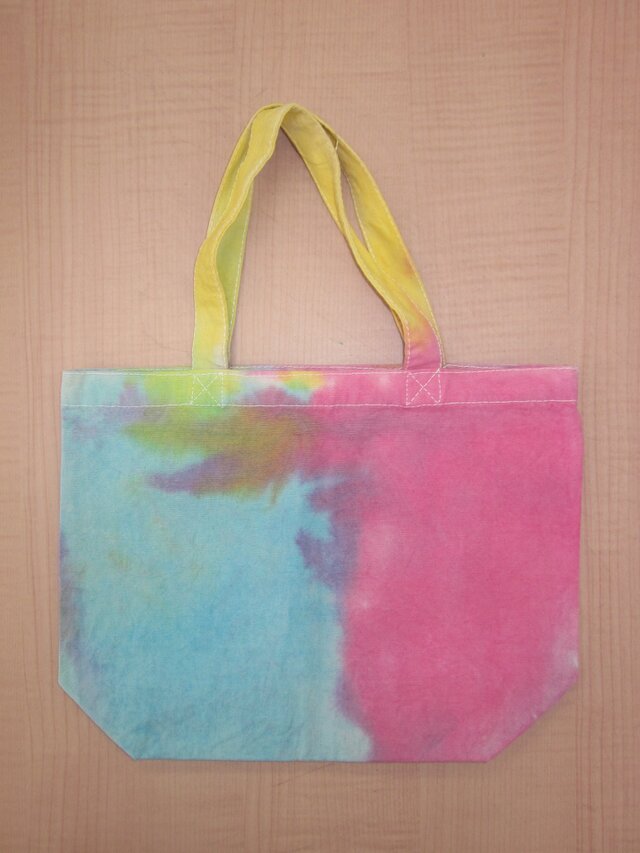 タイダイ染め カラフルトートバッグ NO.4の画像1枚目