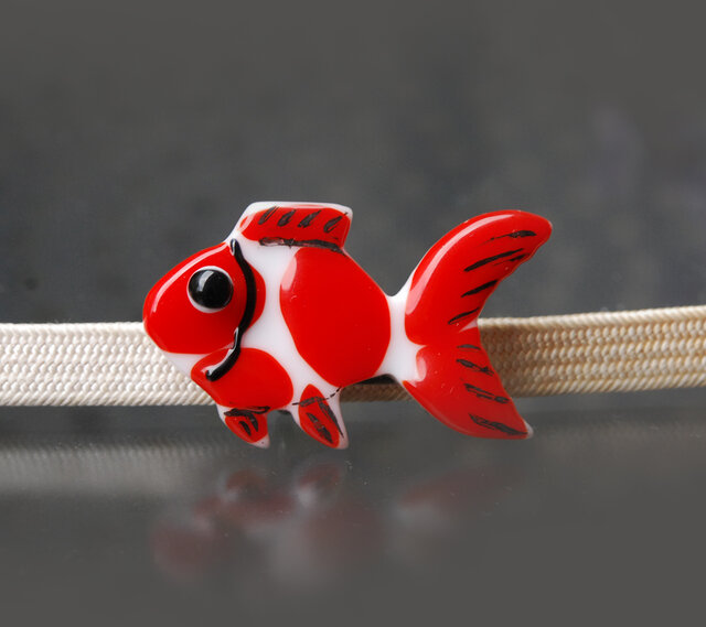 金魚の帯留め 浴衣にも♪の画像1枚目